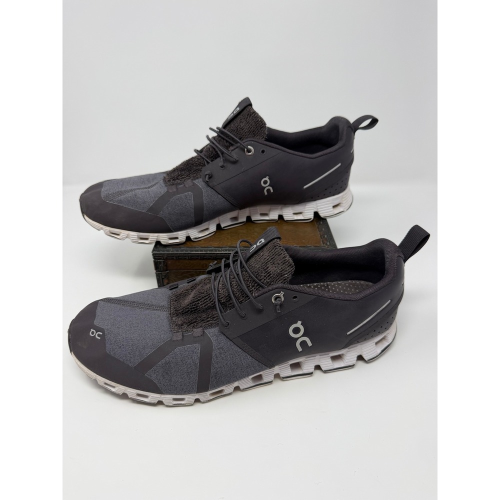 On Cloud Terry Mens Running Shoes Dark Gray Black 18.99842 Size 12